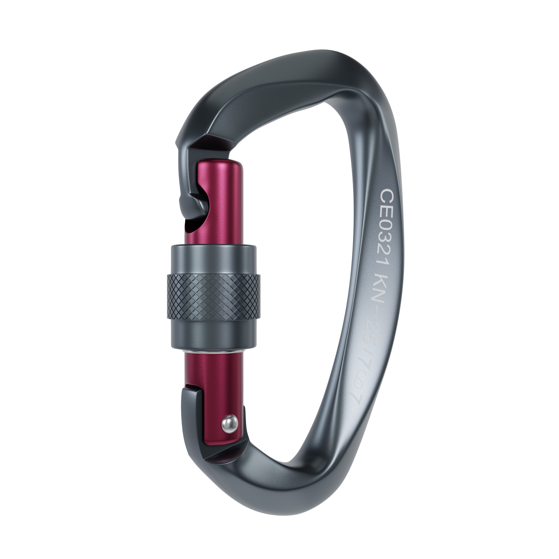 6PCS Aluminum Locking Carabiner multicolor heavy duty carabiner 25KN Carabiner,Climbing,Screw-Lock Camping, Hiking, Hammock Heavy Duty Carabiner